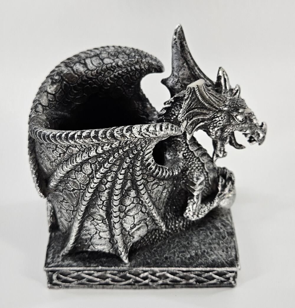 Pacific Giftware Fantasy Dragon Utility Pen Holder Desk Organizer Statue 11832